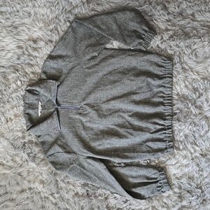 Shein Grey Quarter Zip Jacket
